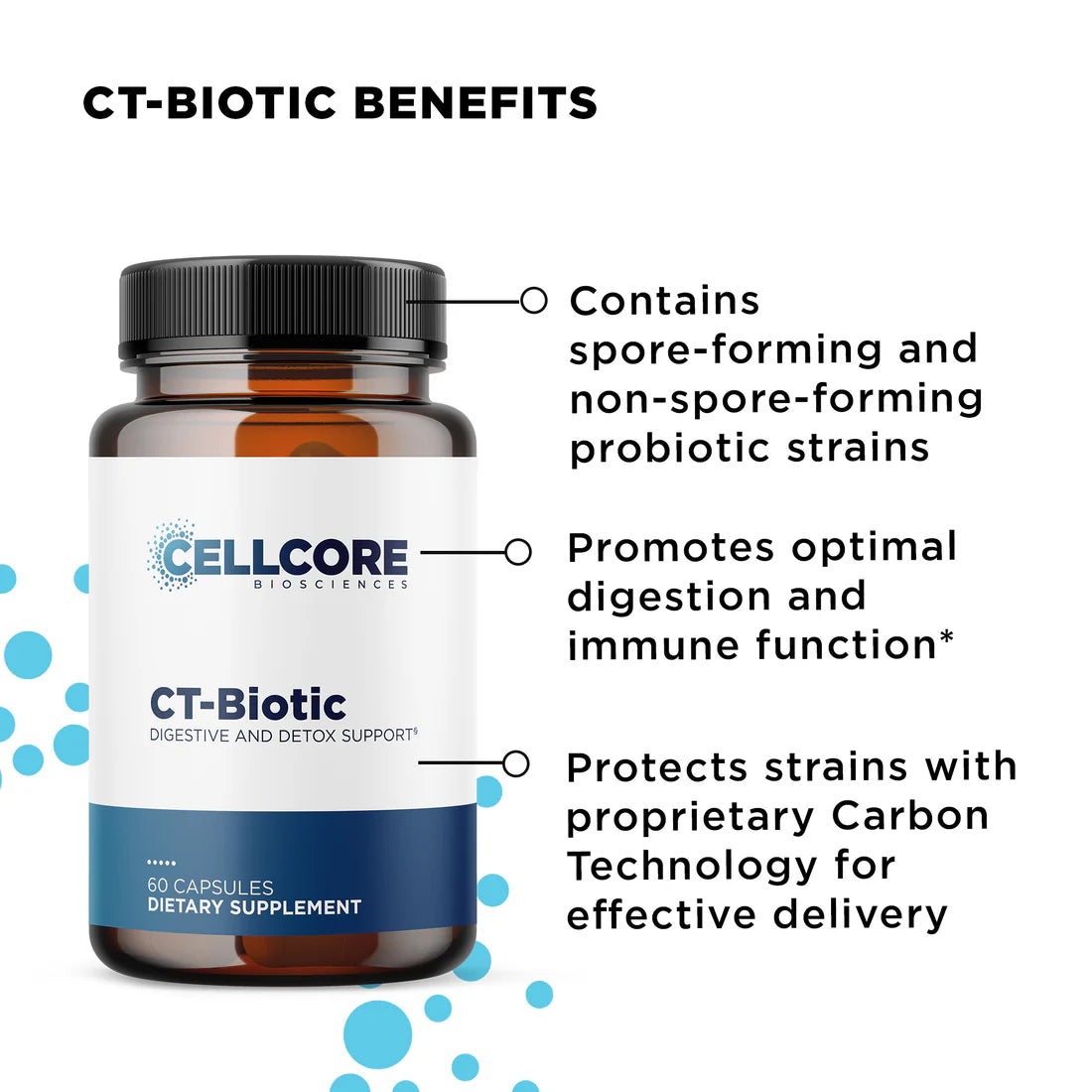 CT-Biotic Benefits C.A Support Kit Cellcore TRS Detox