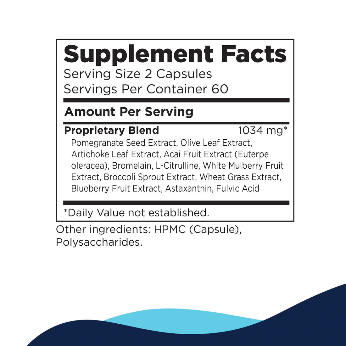 Product label IFC CellCore TRS Detox
