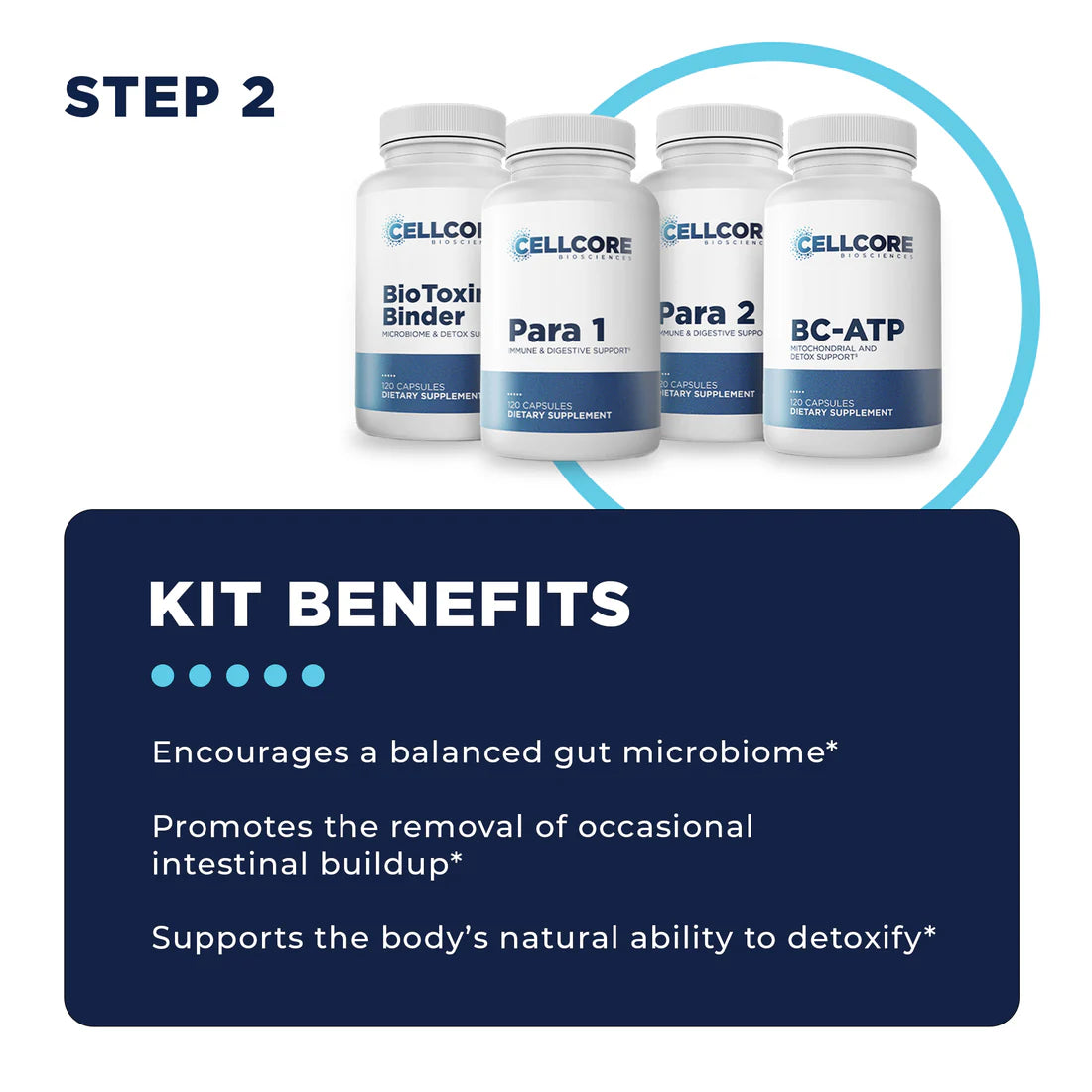 Step 2 benefits Foundational Protocol CellCore TRS Detox