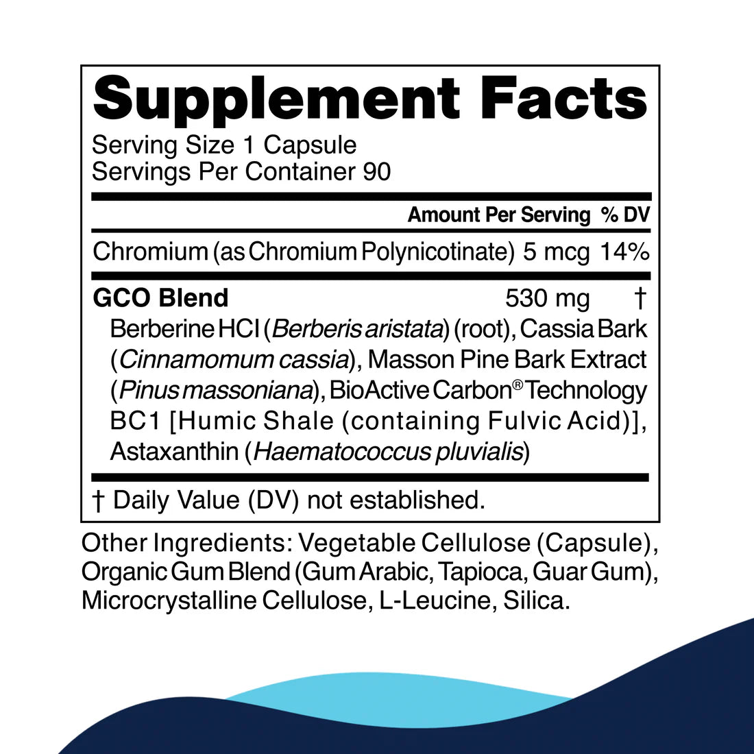 Product Label GCO CellCore TRS Detox