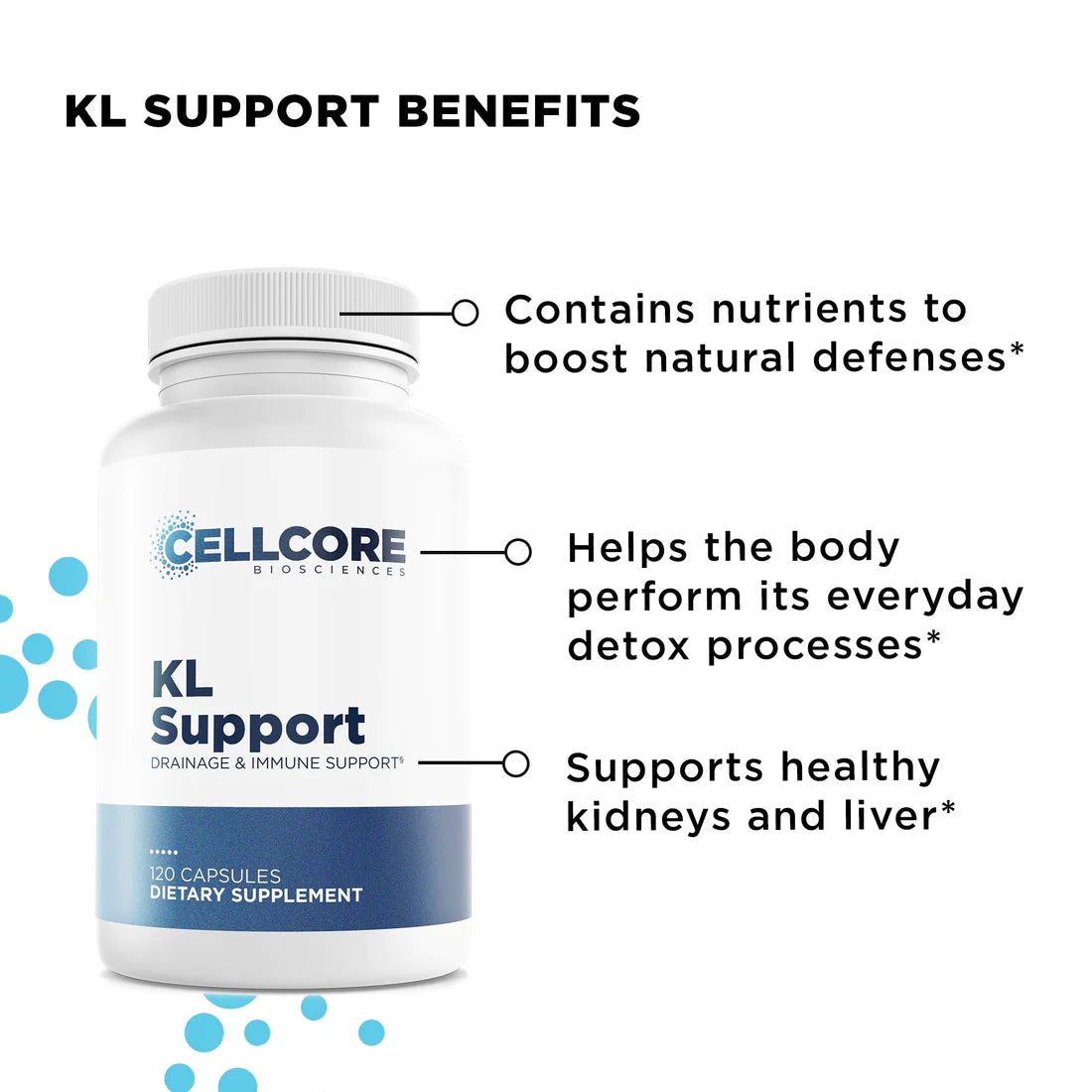 KL Support Benefits Step 1 Cellcore Foundational Protocol TRS Detox
