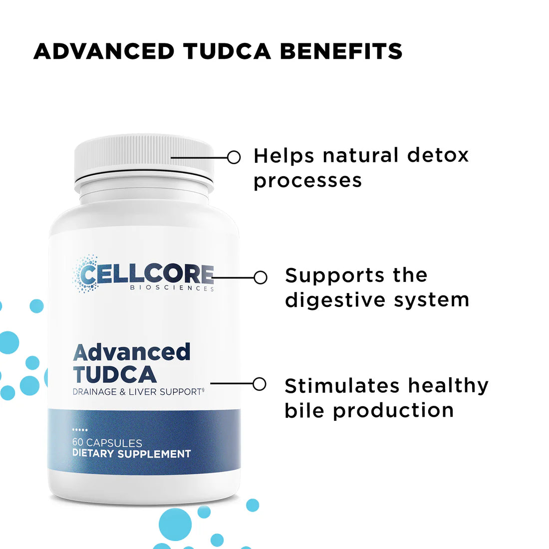 Advanced Tudca Benefits Liver Support Kit Cellcore TRS Detox