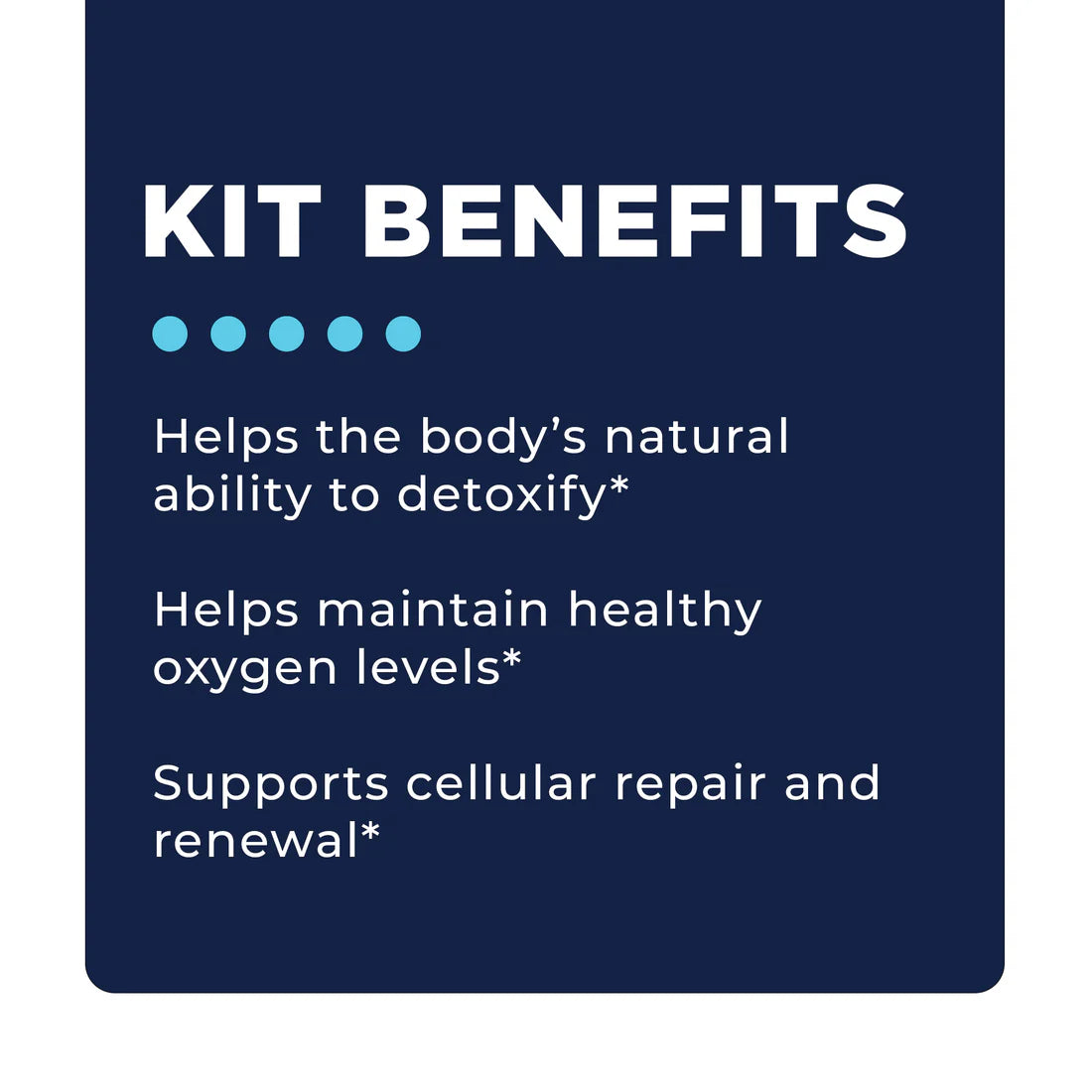 Benefits MYC Support KIT CellCore TRS DETOX