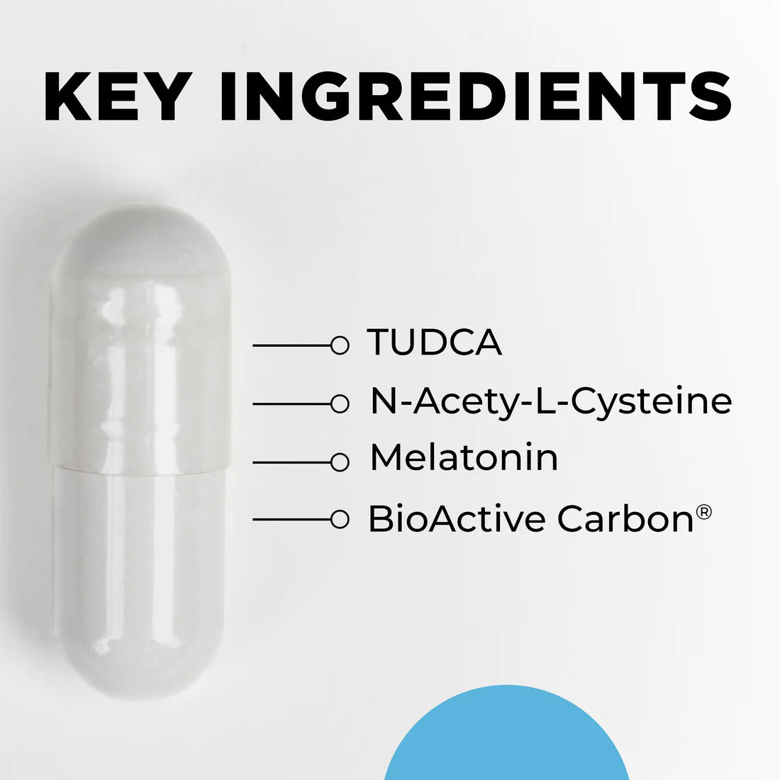 Key Ingredients Advanced TUDCA CellCore TRS Detox