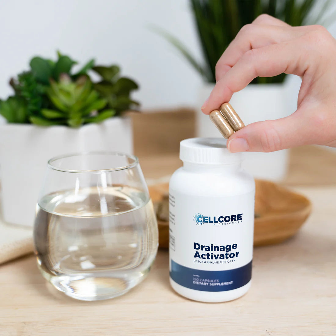 Mock Up Drainage Activator CellCore TRS Detox